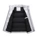 Men's Quilted Puffer Vest – Lightweight Winter Layering Piece With Glossy Finish, Breathable Polyester Fill (S-5XL, Black/Grey/White, Side Pockets)_viptrois.com
