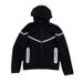 Men's Clothing 25 Years Spring And Autumn New Hooded Sports Black Jacket Outdoor Leisure Reflective Strips Laminated Tops Air Layer Cotton Men_viptrois.com
