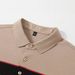 Men's Clothing 984FFF High End Silicone Paris Logo Business Executive Summer Short Sleeved Casual Top With Collared Polo Shirt_viptrois.com
