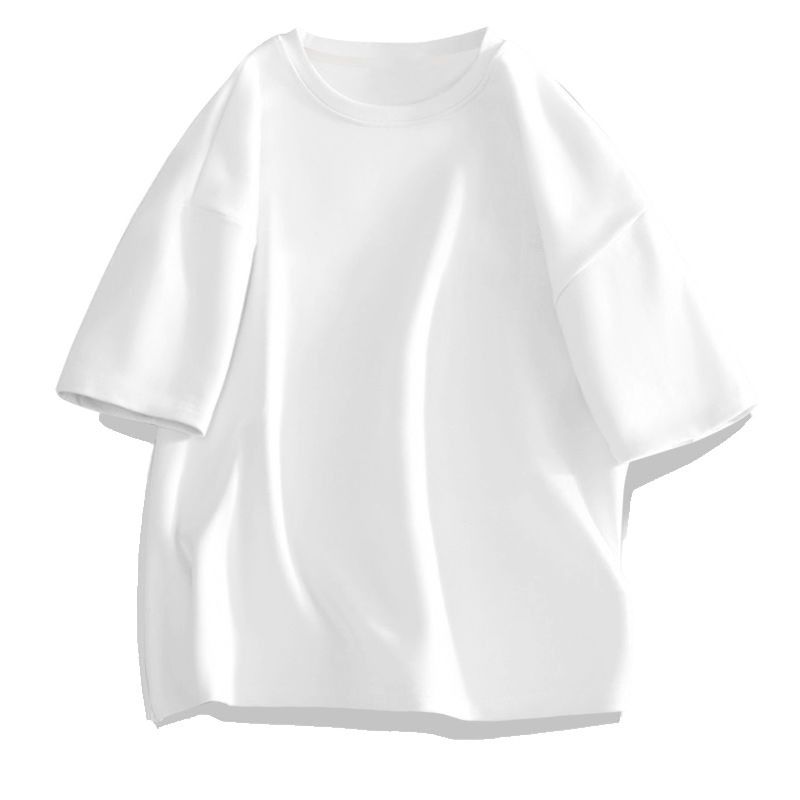 Men's Clothing Cotton Versatile Short Sleeved T Shirt Trend Niche High Street Loose Top_viptrois.com