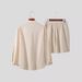 Men's Clothing Men's Casual Cotton And Linen Suits Men's Home Clothes Loose Long Sleeved Shorts Two Piece Suit_viptrois.com