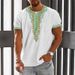 Men's T Shirt Pattern Bohemian Round Neck 3D Printing T Shirt Ethnic Style Casual Comfortable Short Sleeve_viptrois.com
