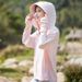 UPF 50+ Ice Silk Sun Hoodie – Women's Lightweight UV Protection Jacket (S-4XL) – Breathable Loose-Fit Cover-Up For Hiking & Travel_viptrois.com