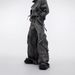 Men's Clothing Niche Retro Distressed Denim Suit Jacket Coat Wasteland Heavy Zipper Large Pocket Overalls Trend_viptrois.com
