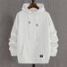 Men's Clothing Autumn And Winter New Men's Large Size Casual Style Jacket Jacquard Hooded Sweatshirt Lace Up Long Sleeved Knitted Men_viptrois.com