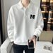 Pulse Autumn Turn-down Collar Sweatshirt Men 2025 New Trendy Brand Embroidered Loose Polo Shirt Men's Jacket Versatile Casual_viptrois.com