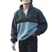 European And American Size Winter Men's Retro Zipper Sweatshirt Daily Casual Sweater_viptrois.com