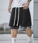 Independent Station Shorts Men's Summer European And American Trend Brand Casual Men's Slim Drawstring Shorts Double-breasted Five-point Pants Men's_viptrois.com