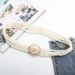 Simple Style Square Oval Flower Plastic Beaded Inlay Rhinestones Women's Chain Belts 1 Piece_viptrois.com