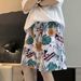 Men's Clothing Travel Casual Shorts Men Summer Ins Couple Beach Pants Loose Trendy Five Point Pants_viptrois.com