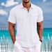 Men's Hawaiian Short Sleeve Beach Shirt Cross Border Lapel Men's Shirt_viptrois.com