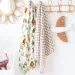 Bamboo Baby Blankets Newborn Muslin Swaddle 120x120 Nursery Blanket Baby Wrap Swaddle Blanket Super Soft_viptrois.com