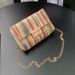 Women's Bags Sweet Style Fashion Straw Double Head Lock Shoulder Bag Summer New Style Trendy All Match Commuter Chain Messenger Bag_viptrois.com