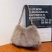 Women's Bags Autumn And Winter New Imitation Fox Fur Women's Fashion Versatile Underarm Plush Bag Casual Handbag Shoulder Bag_viptrois.com