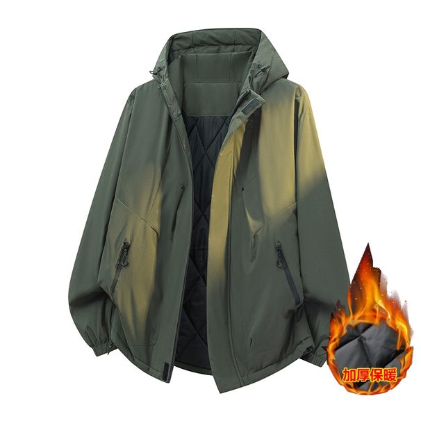 Men's Winter Parka, Thick Cotton Quilted Jacket, Fashionable Casual Hooded Windproof Coat, Plus Size 8XL_viptrois.com