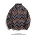 Loom Loom Cuban Vintage Woolen For Men Loose Fit Autumn Winter Japanese Retro Ethnic Style Long Sleeve Shirt Jacket_viptrois.com