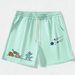 Men's Clothing Men's Fun Cartoon Dinosaur Meteorite Print Loose Fit Shorts Trendy Summer Style Casual Sporty Versatile Couple Style_viptrois.com