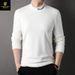 Paisenlong Double-Sided Long Sleeved For Winter Wear, Half High Neck German Velvet Base Shirt, Middle-Aged Men's Solid 56A_viptrois.com