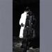 Men's Long Faux Fur Coat With Black And White Color Blocking, Winter Fashion Outerwear For Trendy Style_viptrois.com