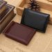 Hot Sale Fashion Men's Leather Money Clip Wallet With Magnet Hasp Credit Card Cash Holder Business Short Designer Purse For Male_viptrois.com