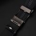 Men's Leather Belt Automatic Buckle Belt New Style Leather Letter Buckle Belt Fashionable All Match_viptrois.com