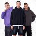 Men's Clothing Men's Oversized Fleece Hoodie With Drop Shoulder - Heavyweight Cotton Blend Pullover Sweatshirt For Streetwear Fashion_viptrois.com
