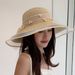 Internet celebrity straw female summer beach outing, shading, vacation, protection, big brim, cool hat, sun hat_viptrois.com