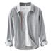 Men's Clothing Spring And Autumn Men's Pure Cotton Long Sleeved Shirt Japanese Style Simple Handsome Trend Casual Versatile Shirt Jacket_viptrois.com