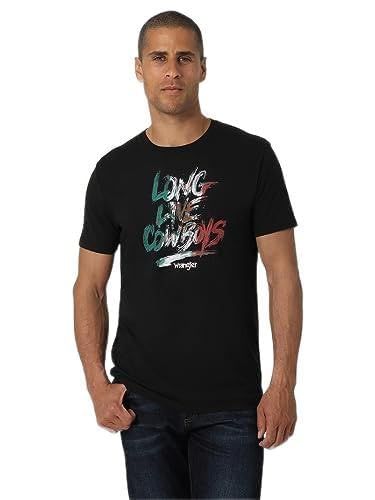 Wrangler Mexico Long Live Tee - Mens Tee Brown_viptrois.com