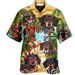Men's Plus Size Short Sleeved Shirts 3D Digital Printing Hawaiian Style Source_viptrois.com