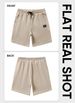 Mens Sweat Shorts Casual Stretch Elastic Waist Waffle Workout Gym Short 7 Inch Inseam Running Short With Pocket_viptrois.com