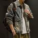 Men's Clothing All Match Trendy High Street Retro Style Sequined Fashionable Denim Jacket All Match Handsome Trend_viptrois.com