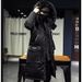 2025 New Large Fur Collar Mid Length Down Jacket For Men, Thick And Warm, Knee High Multi Pocket Winter Jacket_viptrois.com