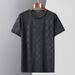 Men's Clothing Plus Size Ice Silk Short Sleeved T Shirt Plus Size Plus Size Men's Fat Fat Guy Loose Summer Casual Loose Short Sleeved T Shirt_viptrois.com