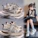 Children's Shoes Spring Children's Dad Shoes Girls Mesh Breathable Big Children's Shoes Mesh Shoes Summer_viptrois.com
