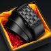 Men's Business Belt With Automatic Buckle And Toothless Cowhide Belt High End All Match Belt For Middle Aged And Young People_viptrois.com