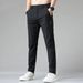 Sommer Eis Seide Dünne Männer Hosen High-end-Stil Abnehmen Glättet Silhouette Gerade-bein Hosen Schnell Trocknende Vielseitige Hosen_viptrois.com
