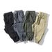 Men's Casual Cargo Pants Loose Fitting Trendy Brand High End Sports Jogger Mid Waist Long Polyester Machine Washable_viptrois.com