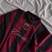 Oversized Letter-Embroidered Knit Sweater – Color-Block Streetwear (M-Xl, Red/Black, Red/Blue, Black/Blue, 90% Wool, Unisex Winter Pullover)_viptrois.com