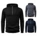 Men’s Zip-Up Hoodie – Lightweight Rabbit Fur Lining, Slim Fit With Diagonal Pockets For Streetwear Comfort_viptrois.com
