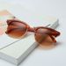 Men's Sunglasses 3016 Classic Sunglasses Retro Rice Nail Half Frame Sunglasses Trendy Fashion Color Film Reflective Glasses_viptrois.com