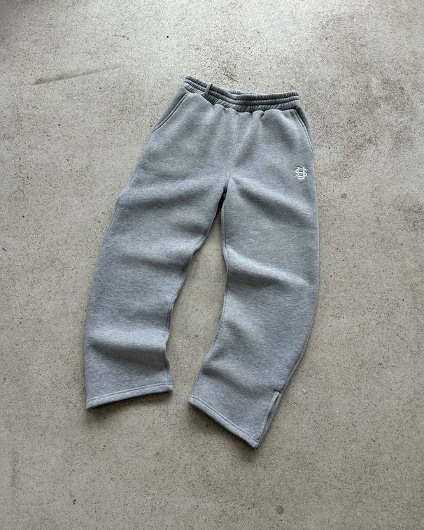 Cross Border American Retro Embroidered Casual Pants Men's Street Hip Hop Zipper Design Sports Pants Versatile Loose Trousers_viptrois.com