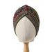 Men's Hats Hot Selling Ethnic Style Pastoral Floral Cross Twist Hat Elastic Fashion Hairband Bohemian Style Turban Hat_viptrois.com