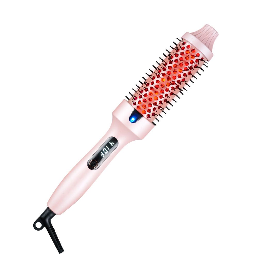 Infrared Hair Curling Comb, Straightening Brush & Curler For Short Hair, Home Electric Styling Tool_viptrois.com