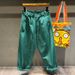 Loom European And Hip Hop Spring Summer Style Cool American High Street Vibe Wide Leg Cargo Casual Pants Men Loose Straight_viptrois.com