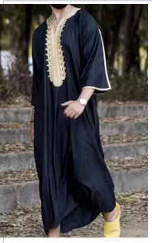 Men's Clothing Middle Eastern Muslim National Clothing_viptrois.com