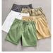 Men's Clothing Men's Summer Thin Casual Sports Shorts Trendy Elastic Waist Stretch Four Point Pants Khaki Straight Leg Beach Wear_viptrois.com