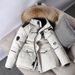 Men's Short Winter Outdoor Thick Fur Collar With Hat Down Jacket, Simple And Fashionable Versatile Jacket_viptrois.com