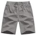 Men’s Clothing Summer Sports Shorts Men's Thin Casual Pants Men's Five Point Pants Loose Beach Pants Workwear Breeches 5 Point Mid Length Pants_viptrois.com