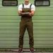 Men's Clothing Men's Overalls For Men's Slim Fit Solid Color Overalls_viptrois.com